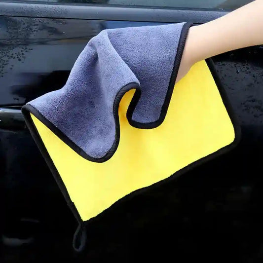 1 Pcs Reusable & Washable Yellow Microfiber Cloth