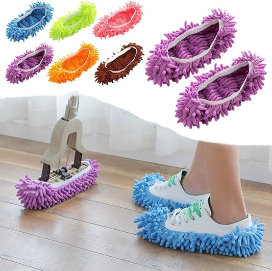 1 Pcs Microfiber Foot Mop Slipper