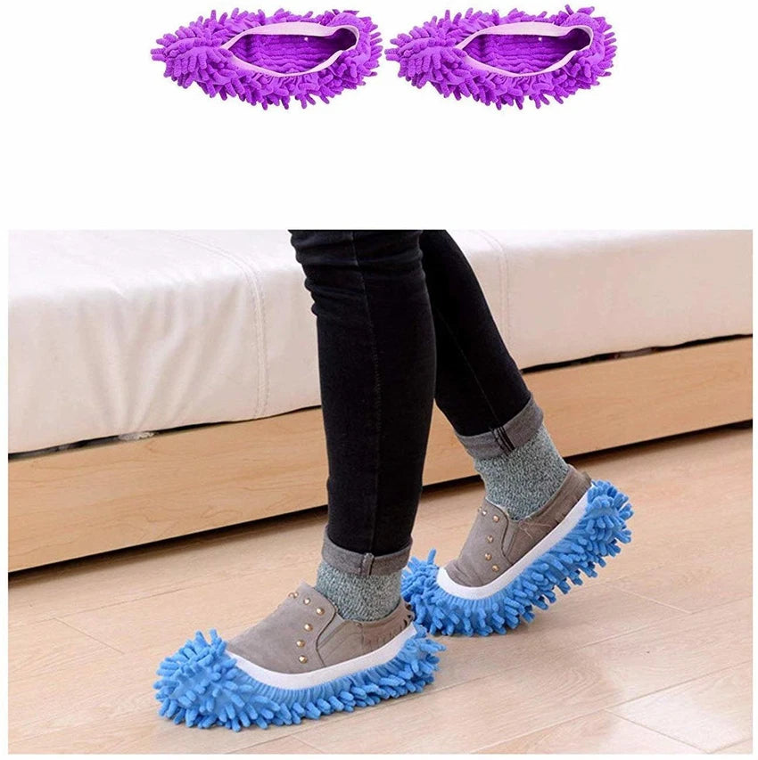 1 Pcs Microfiber Foot Mop Slipper