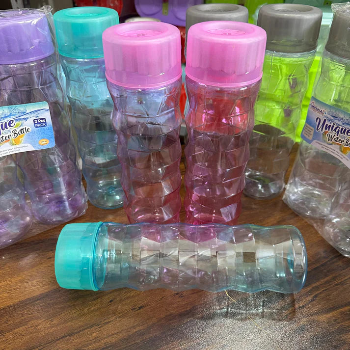 2Pcs Reusable Unique Water Bottles