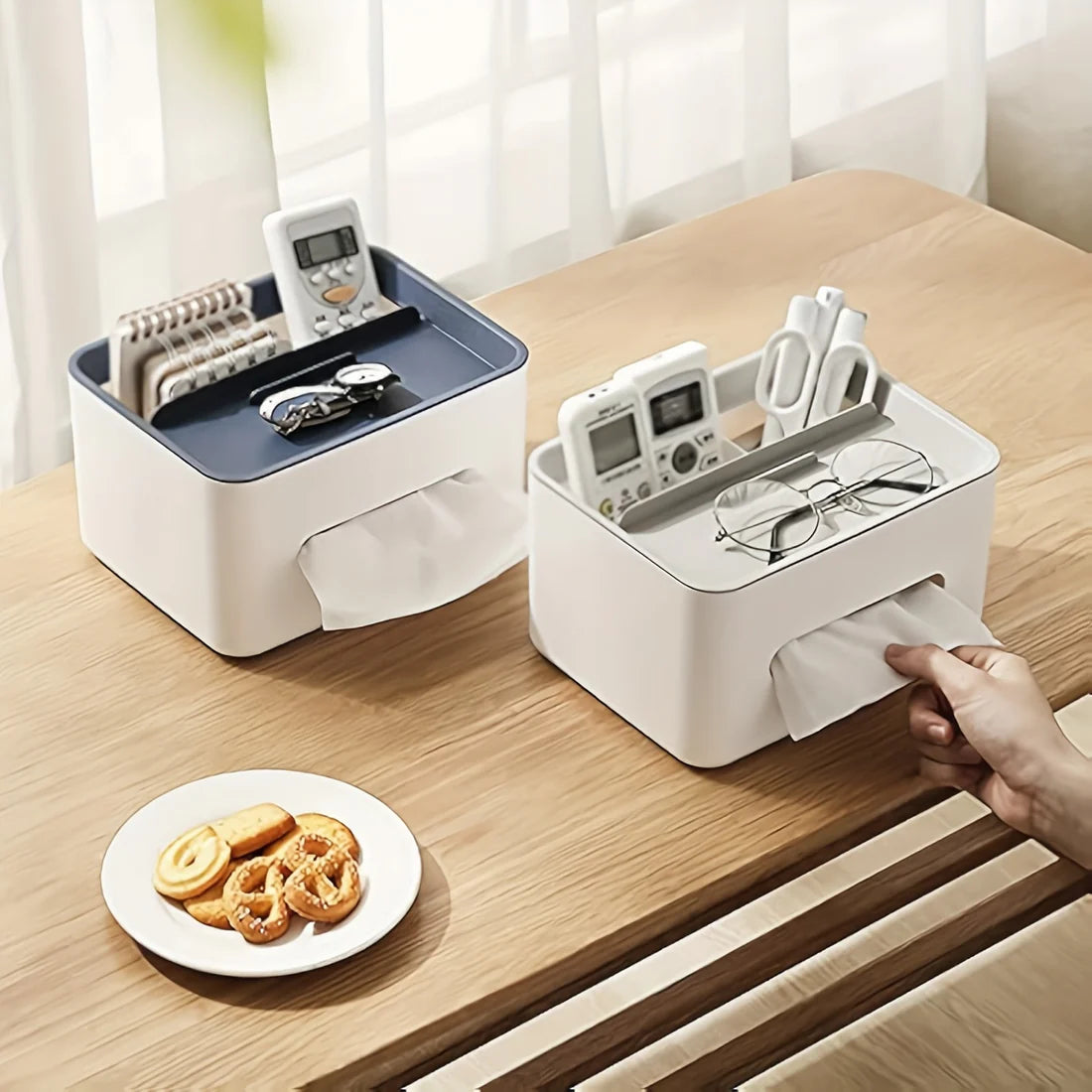 3 Portion Tissue Box