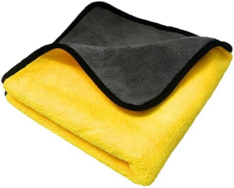 1 Pcs Reusable & Washable Yellow Microfiber Cloth