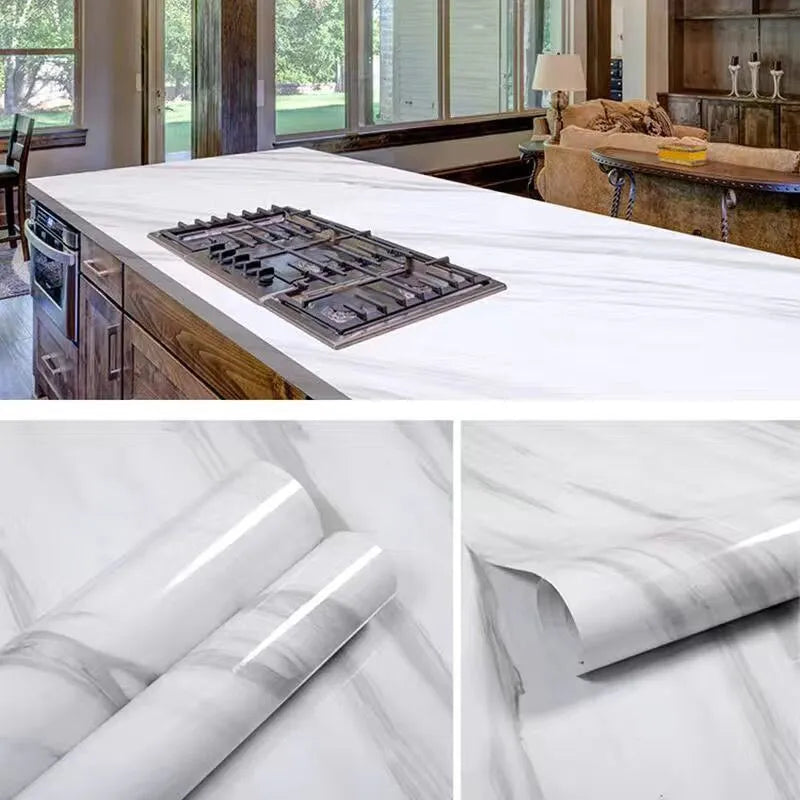 Self Adhesive Marble Textured Sticker Sheet