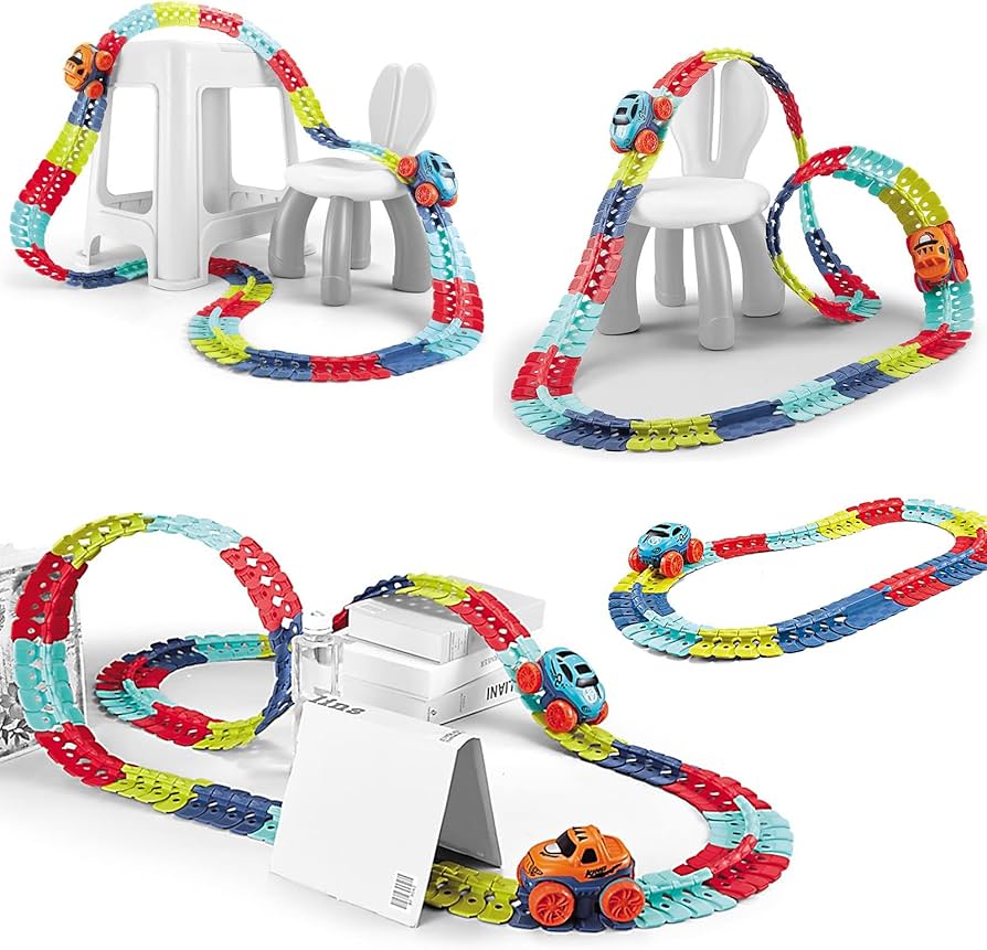 138 Pcs Racing Action Set