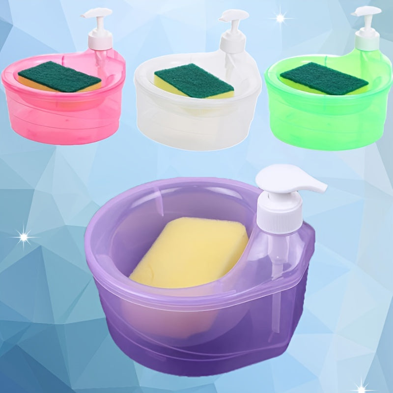Soap Pump With Sponge Caddy