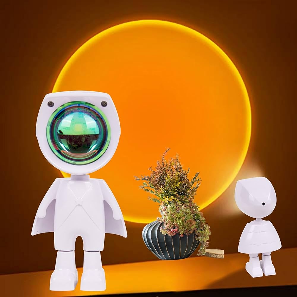 Rechargeable 360° Rotating Astronaut Sunset Lamp