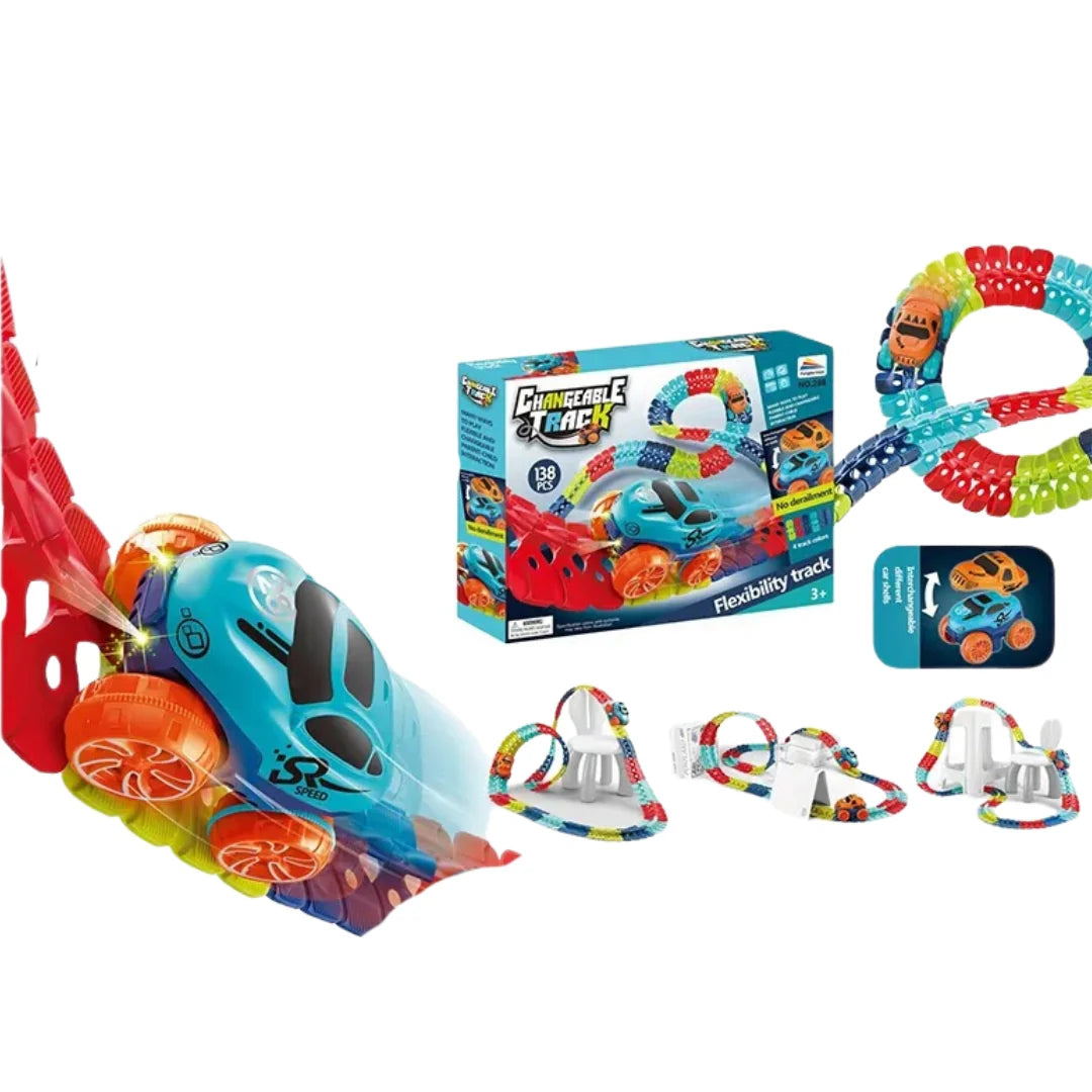 138 Pcs Racing Action Set