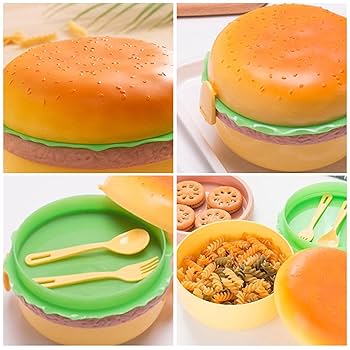 Burger Shape Lunch Box