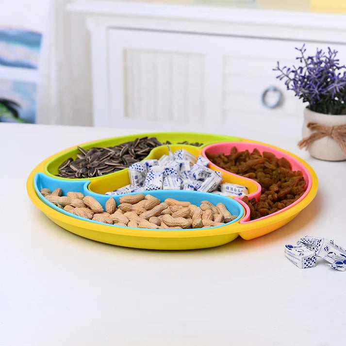 4 Section Organizer Serving Dolphin Tray