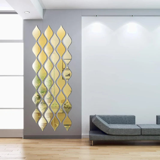 12 Pcs Acrylic Decals For Wall Decorations