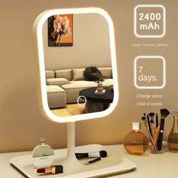 Touch Control LED Vanity Mirror With USB Plug-In