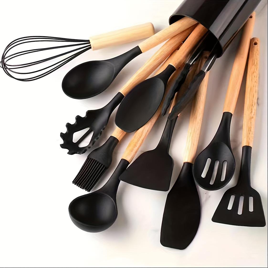 12Pcs Silicone Cooking Utensil Set