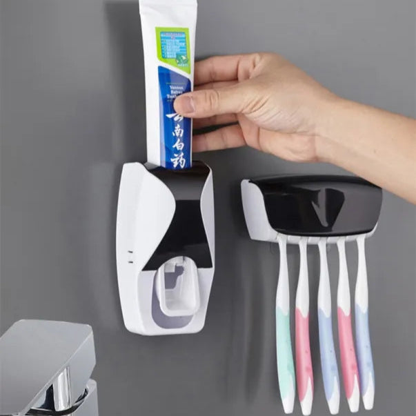 Toothpaste Squeezer Black Dispenser