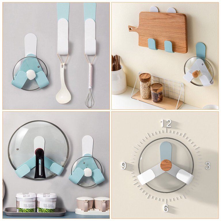 Rotating Wall-Mounted Lid Organizer