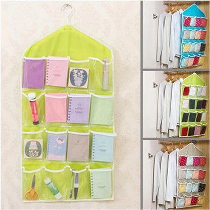 Pack Of 3 16 Pocket Hanging Organizer