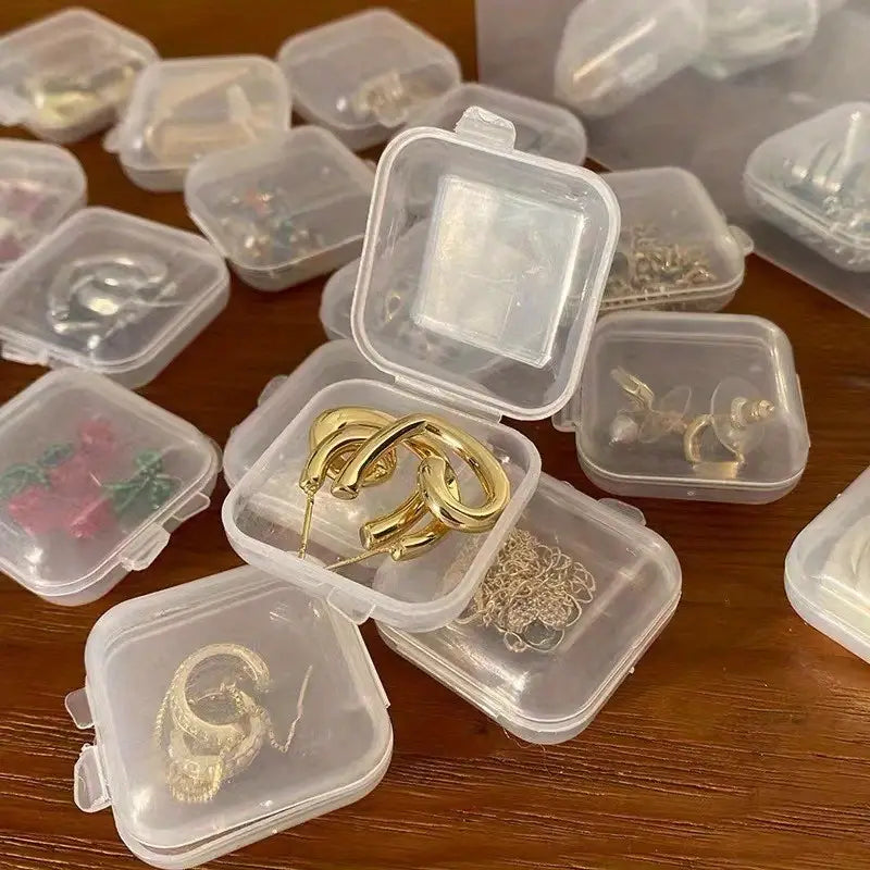 Transparent Mini Jewelry Storage Box