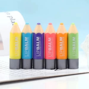 Cute Pencil Shaped Solid Moisturizer Stick Lip Balm