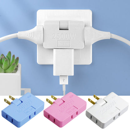 180° Rotatable 3-in-1 Socket Adapter