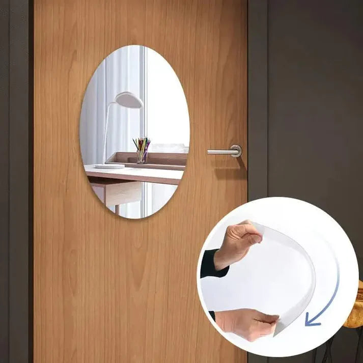 Flexi Reflect – Oval Wall Mirror (12x8")