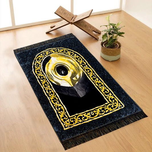 Premium Quality Velvet Quilted Foam Prayer Mat