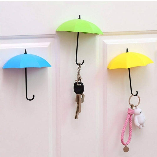 3 Pcs Umbrella Wall Hook Trio