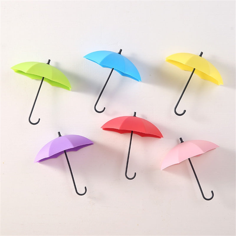 3 Pcs Umbrella Wall Hook Trio