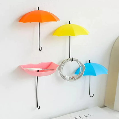 3 Pcs Umbrella Wall Hook Trio
