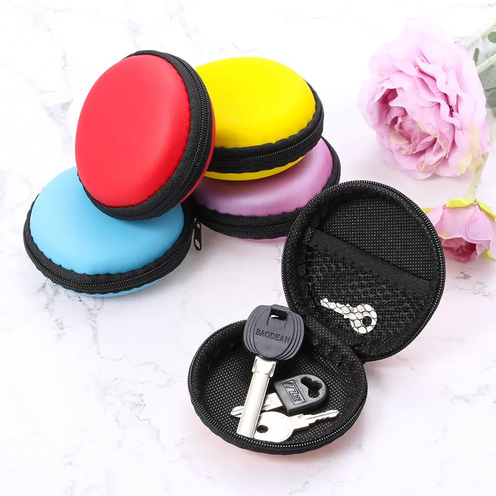 Zipper Storage Case Round Shape