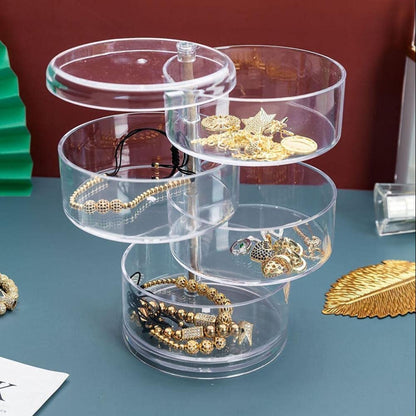 4 Layer Round Jewelry Organizer