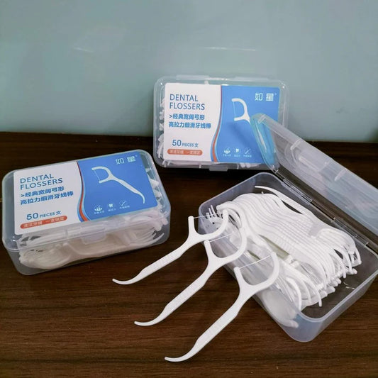 50Pcs Dental Floss Box