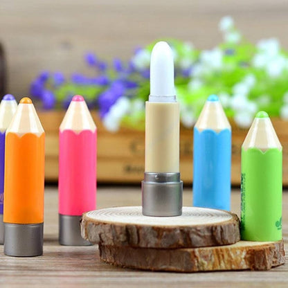 Cute Pencil Shaped Solid Moisturizer Stick Lip Balm