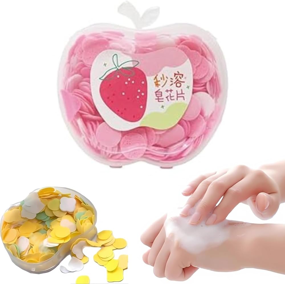 Multicolor Petals Paper Clean Soft Soap.