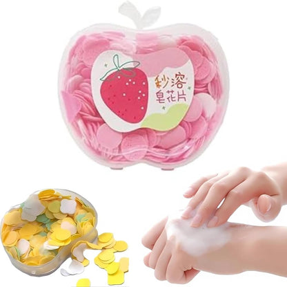 Multicolor Petals Paper Clean Soft Soap.