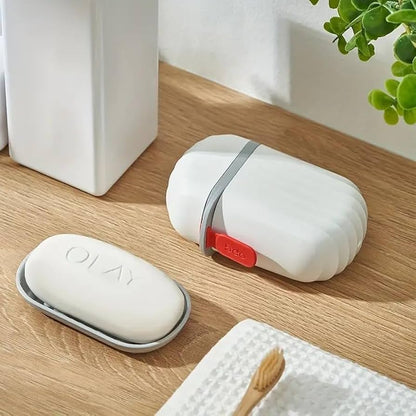 Compact Travel Soap Storage Case