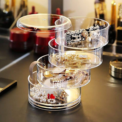 4 Layer Round Jewelry Organizer