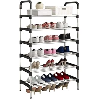 Shoe Organizer With 6 Compartments