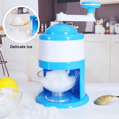 Manual Ice Crusher Hand Shaved Gola Maker Ice Machine