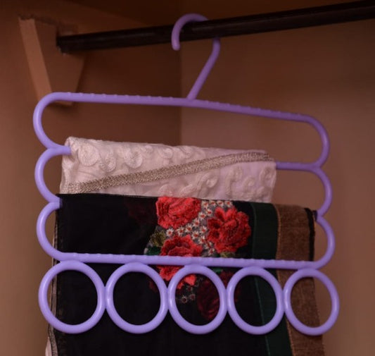 5 Ring Hole Hanger with 3 Layer for Multipurpose