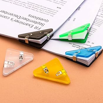 5 Pcs Stylish Triangle Design Paper Clips