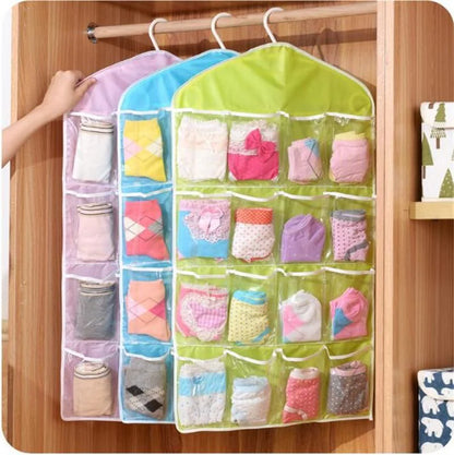 Pack Of 3 16 Pocket Hanging Organizer