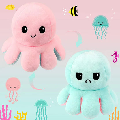 Reversible Octopus Soft Toy