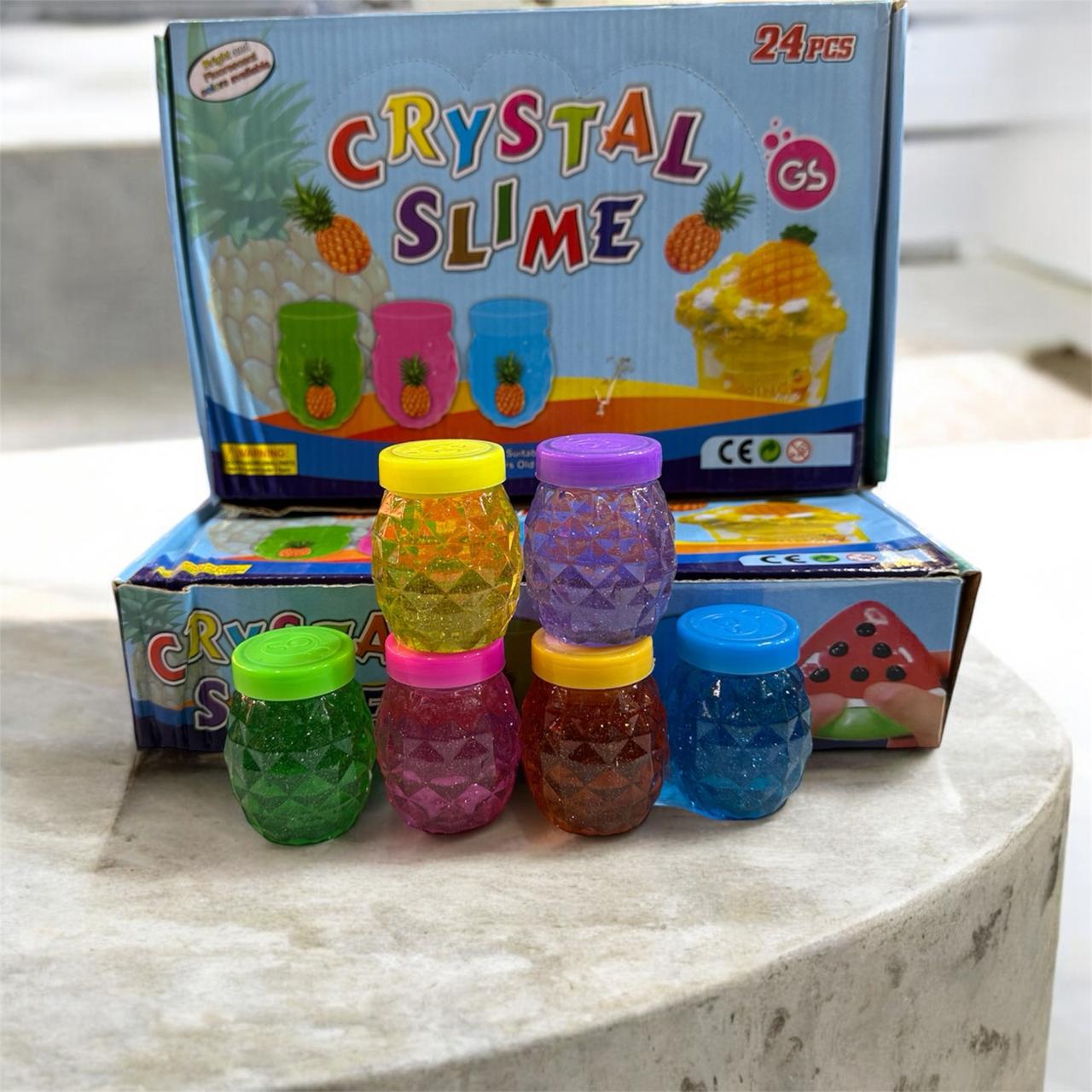 1Pc Pineapple Shaped Crystal Slime