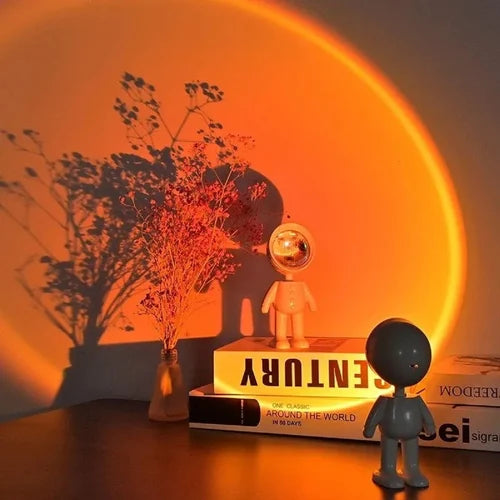 Rechargeable 360° Rotating Astronaut Sunset Lamp