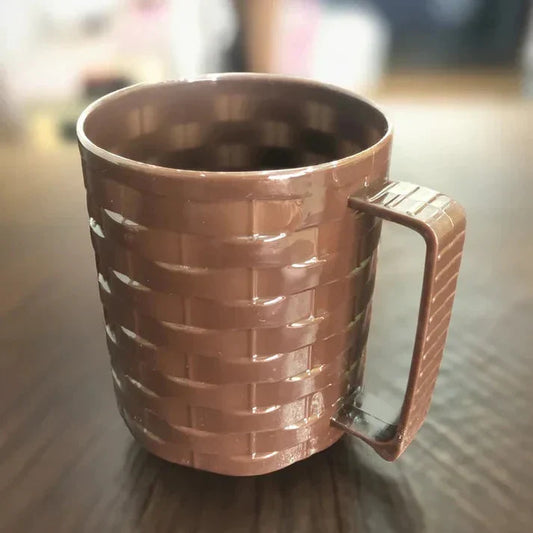 3 Pcs Plastic mug bricked style