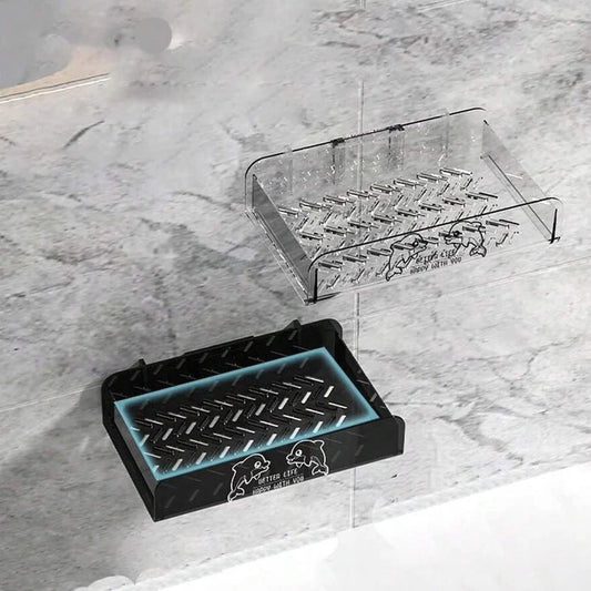 Stick-On Bathroom Soap Tray