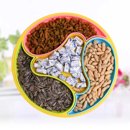 4 Section Organizer Serving Dolphin Tray