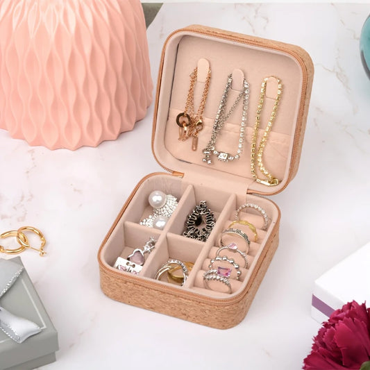 Elegant Floral Jewelry Holder Box