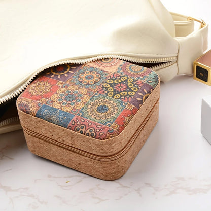 Elegant Floral Jewelry Holder Box