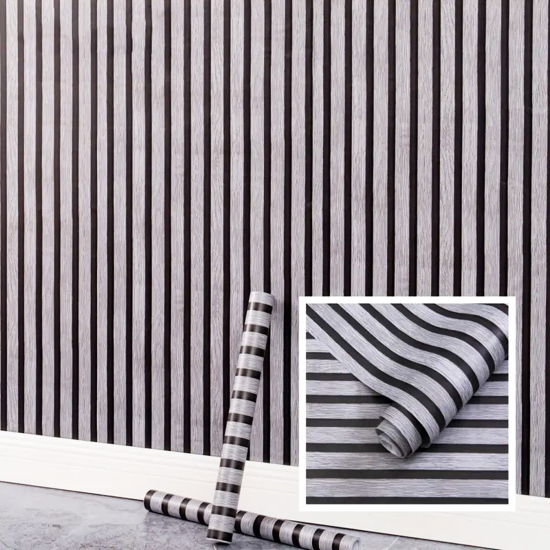 Grey Plank Style Wall Panel – 200x60cm