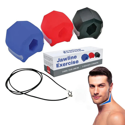 Silica Gel Face Fitness Ball Jaw Exerciser